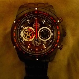 Harley Davidson Bulova Chronograph Watch.